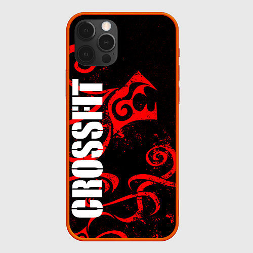 Чехол iPhone 12 Pro Max Кроссфит : дракон / 3D-Красный – фото 1
