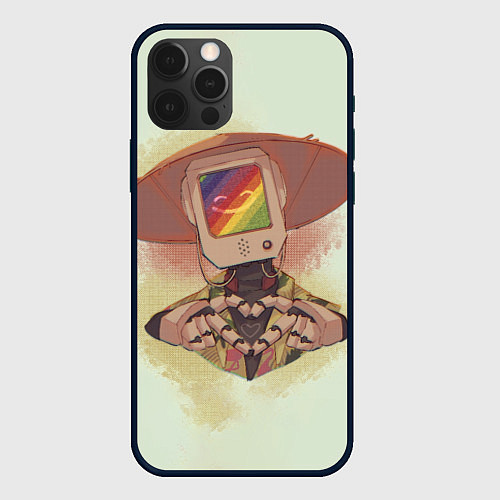 Чехол iPhone 12 Pro Max Хранитель на позитиве / 3D-Черный – фото 1