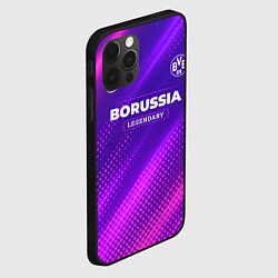 Чехол для iPhone 12 Pro Max Borussia legendary sport grunge, цвет: 3D-черный — фото 2