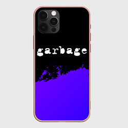 Чехол iPhone 12 Pro Max Garbage purple grunge