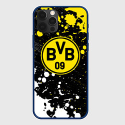 Чехол для iPhone 12 Pro Max Borussia Краска, цвет: 3D-тёмно-синий