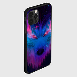 Чехол для iPhone 12 Pro Max Mystical wolf, цвет: 3D-черный — фото 2