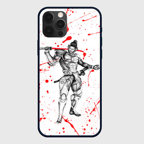 Чехол iPhone 12 Pro Max Metal gear rising blood / 3D-Черный – фото 1