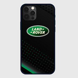 Чехол iPhone 12 Pro Max Land rover Зелёная абстракция