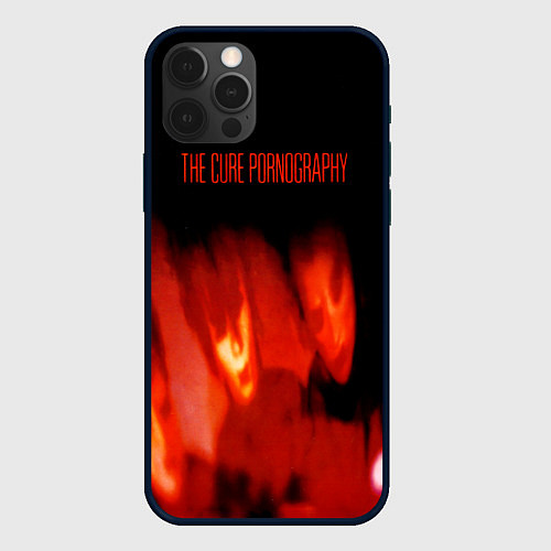 Чехол iPhone 12 Pro Max Pornography - The Cure / 3D-Черный – фото 1