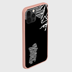 Чехол для iPhone 12 Pro Max Joy Division - неровность горы, цвет: 3D-светло-розовый — фото 2