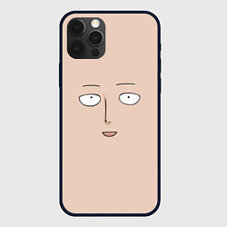 Чехол iPhone 12 Pro Max One-Punch man Saitama face