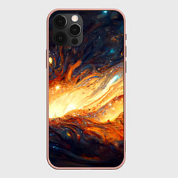 Чехол для iPhone 12 Pro Max Центр вселенной - Абстракция, цвет: 3D-светло-розовый