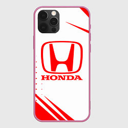 Чехол для iPhone 12 Pro Max Honda - sport, цвет: 3D-малиновый