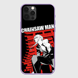 Чехол iPhone 12 Pro Max Chainsaw - Макима