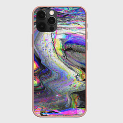 Чехол для iPhone 12 Pro Max Ликвид, цвет: 3D-светло-розовый