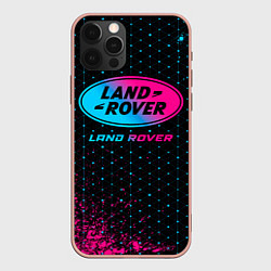 Чехол iPhone 12 Pro Max Land Rover - neon gradient