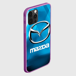 Чехол для iPhone 12 Pro Max Mazda - sport - абстракция, цвет: 3D-сиреневый — фото 2