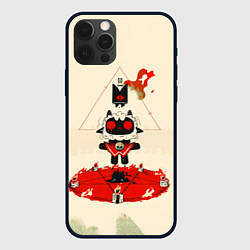 Чехол iPhone 12 Pro Max Cult of the lamb art