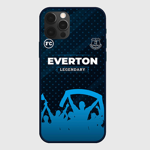 Чехол iPhone 12 Pro Max Everton legendary форма фанатов / 3D-Черный – фото 1