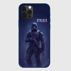 Чехол для iPhone 12 Pro Max STALKER Одиночка В Тоннеле, цвет: 3D-тёмно-синий