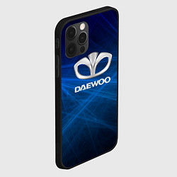 Чехол для iPhone 12 Pro Max Daewoo - лучи, цвет: 3D-черный — фото 2