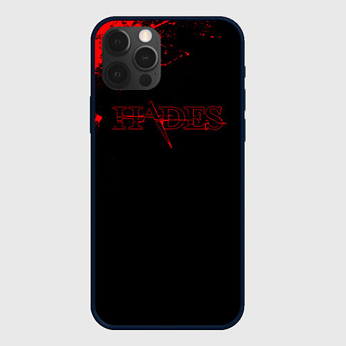 Чехол iPhone 12 Pro Max Hades - краска / 3D-Черный – фото 1