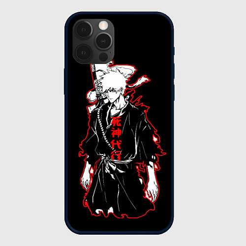 Чехол iPhone 12 Pro Max Ичиго Курасаки - Блич / 3D-Черный – фото 1