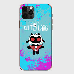 Чехол iPhone 12 Pro Max Овечка арт - Cult of the lamb