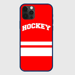 Чехол iPhone 12 Pro Max Hockey - две волосы