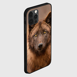 Чехол для iPhone 12 Pro Max Молодой волк, цвет: 3D-черный — фото 2