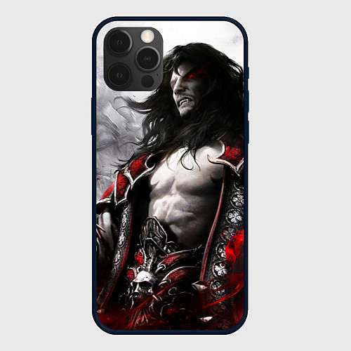 Чехол iPhone 12 Pro Max Опасный Алукард - Castlevania / 3D-Черный – фото 1