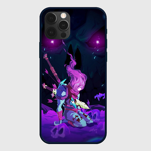 Чехол iPhone 12 Pro Max Безымянный на коленях / 3D-Черный – фото 1