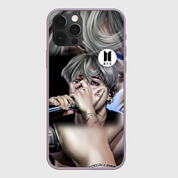 Чехол iPhone 12 Pro Max BTS Jimin With Microphone
