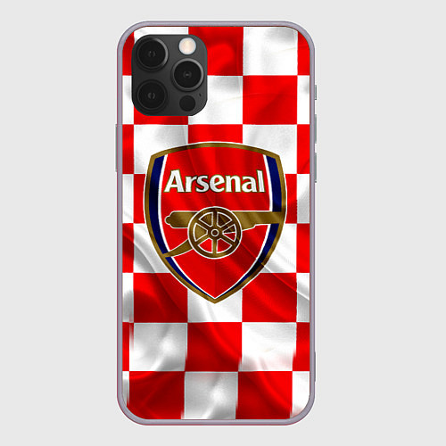 Чехол iPhone 12 Pro Max ФК Арсенал Шах и Мат / 3D-Серый – фото 1