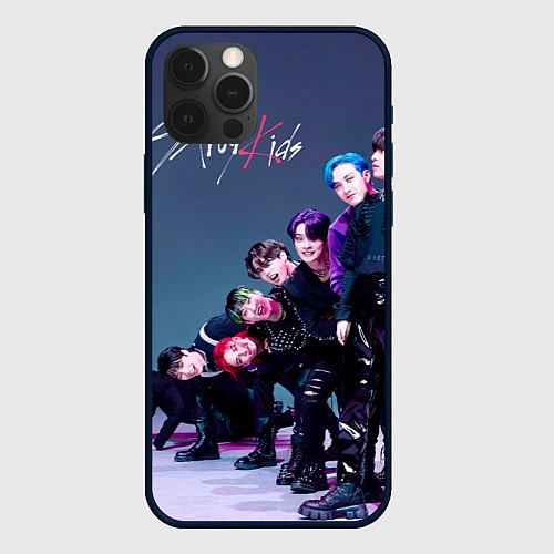 Чехол iPhone 12 Pro Max Stray Kids K Idols / 3D-Черный – фото 1