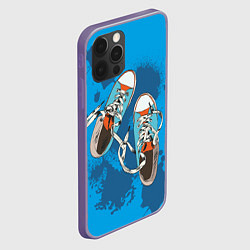 Чехол для iPhone 12 Pro Max Мои любимые кеды, цвет: 3D-серый — фото 2