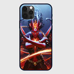 Чехол для iPhone 12 Pro Max Квин оф пэйн, цвет: 3D-черный