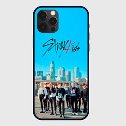 Чехол для iPhone 12 Pro Max Stray Kids Double Knot, цвет: 3D-черный