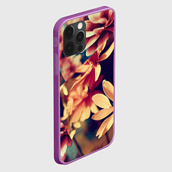 Чехол для iPhone 12 Pro Max Цветочные плитки, цвет: 3D-сиреневый — фото 2