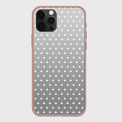 Чехол iPhone 12 Pro Max Кимоно Зеницу Агацума - Черно-белое / 3D-Светло-розовый – фото 1