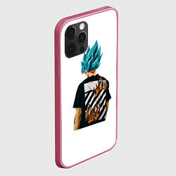 Чехол для iPhone 12 Pro Max Son Goku Dragon ball, цвет: 3D-малиновый — фото 2