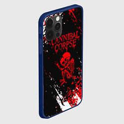 Чехол для iPhone 12 Pro Max Cannibal Corpse -краска, цвет: 3D-тёмно-синий — фото 2