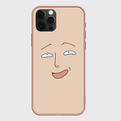 Чехол iPhone 12 Pro Max One Punch man Saitama face