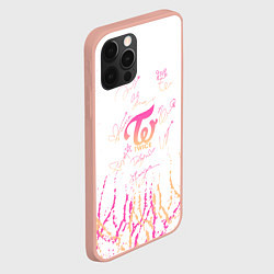 Чехол для iPhone 12 Pro Max Twice градиент, цвет: 3D-светло-розовый — фото 2