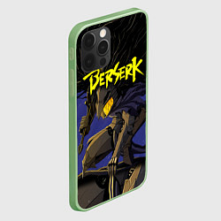 Чехол для iPhone 12 Pro Max Берсерк Гатс под дождём, цвет: 3D-салатовый — фото 2