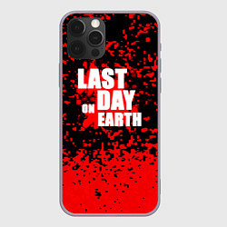 Чехол iPhone 12 Pro Max The last of us - красная текстура