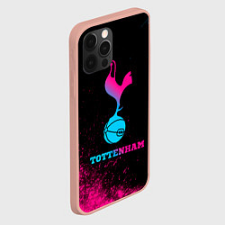 Чехол для iPhone 12 Pro Max Tottenham - neon gradient, цвет: 3D-светло-розовый — фото 2