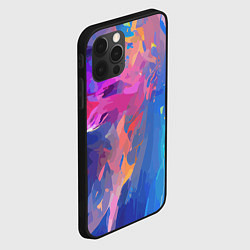 Чехол для iPhone 12 Pro Max Splash of colors, цвет: 3D-черный — фото 2