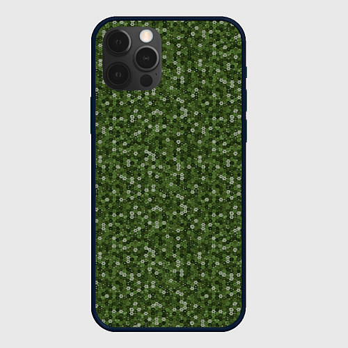 Чехол iPhone 12 Pro Max Милитари звёздочка / 3D-Черный – фото 1