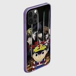 Чехол для iPhone 12 Pro Max Игра друзей - все персонажи, цвет: 3D-серый — фото 2