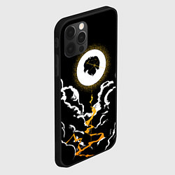 Чехол для iPhone 12 Pro Max Дыхание грома - Клинок - Зеницу, цвет: 3D-черный — фото 2