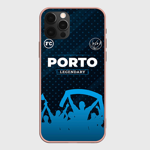 Чехол iPhone 12 Pro Max Porto legendary форма фанатов / 3D-Светло-розовый – фото 1