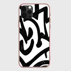 Чехол iPhone 12 Pro Max Хаотичные узоры в стиле граффити