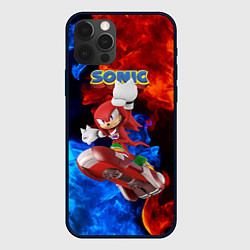 Чехол для iPhone 12 Pro Max Knuckles Echidna - Sonic - Video game, цвет: 3D-черный